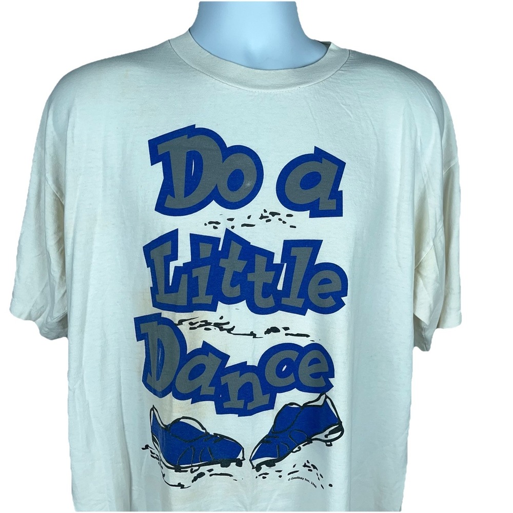 Vintage 1996 Eastbay‎ Make A Little Glove T-Shirt XL Single Stitch USA